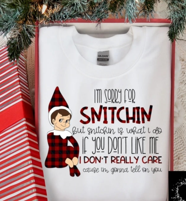 I'm Sorry For Snitchin