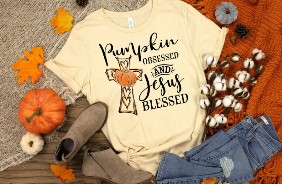 Pumpkin Obsessed and Jesus Blessed
