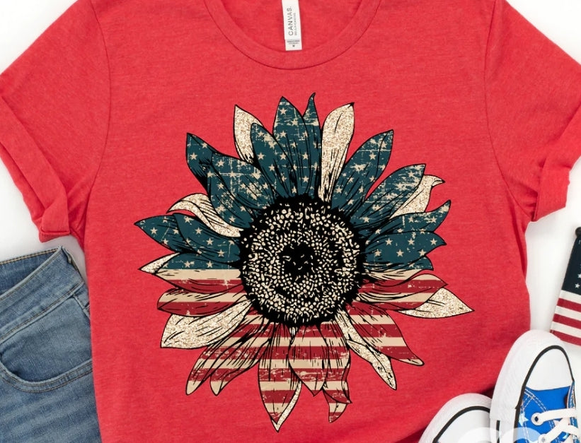 Patriotic Sunflower